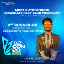 Most Outstanding Immediate Past Club President - 2nd Runner-Up